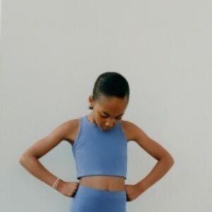 Zara Women's Light Blue Bike Shorts